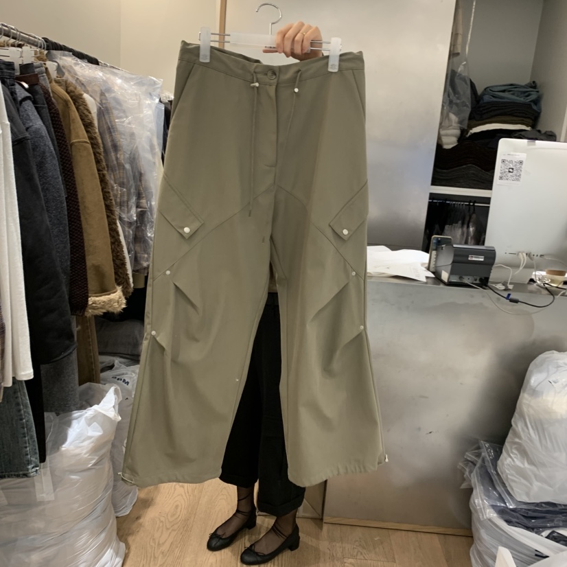 Meet me東大門實拍女裝新品休閑真品時尚熱賣人氣休閑褲Meet me休閑褲圖色2
