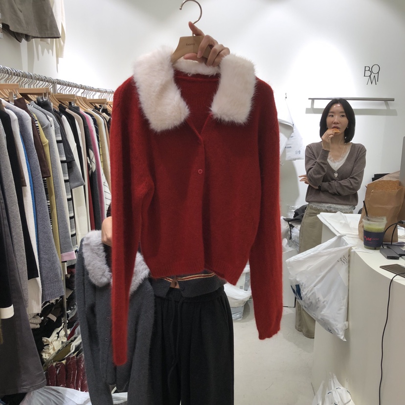 BY BOMI韓國代購女士新品時尚熱賣推薦人氣開衫羽絨開衫BY BOMI開衫圖色3
