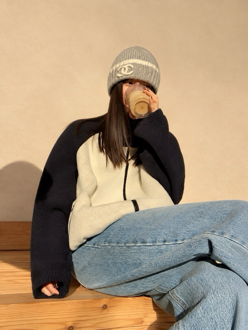COURGETTE東大門實拍女裝新品熱賣真品休閑時尚推薦夾克抓絨COURGETTE夾克