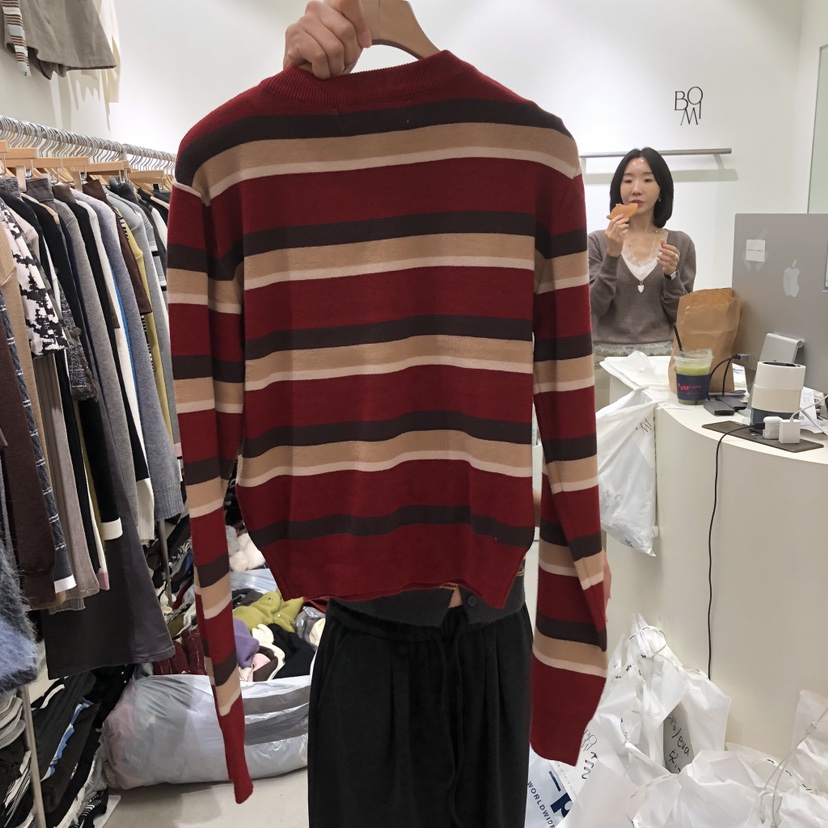BY BOMI東大門實拍女士新品時尚推薦熱賣休閑真品開衫開衫BY BOMI開衫