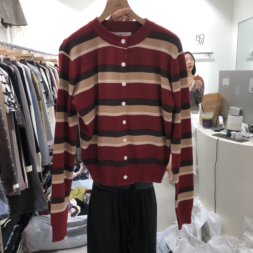 BY BOMI東大門實拍女士新品時尚推薦熱賣休閑真品開衫開衫BY BOMI開衫圖色2