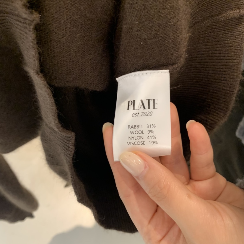 ANOTHER PLATE MOOD WEAR東大門直郵女士新款休閑毛衣不可拆卸圍巾ANOTHER PLATE MOOD WEAR毛衣