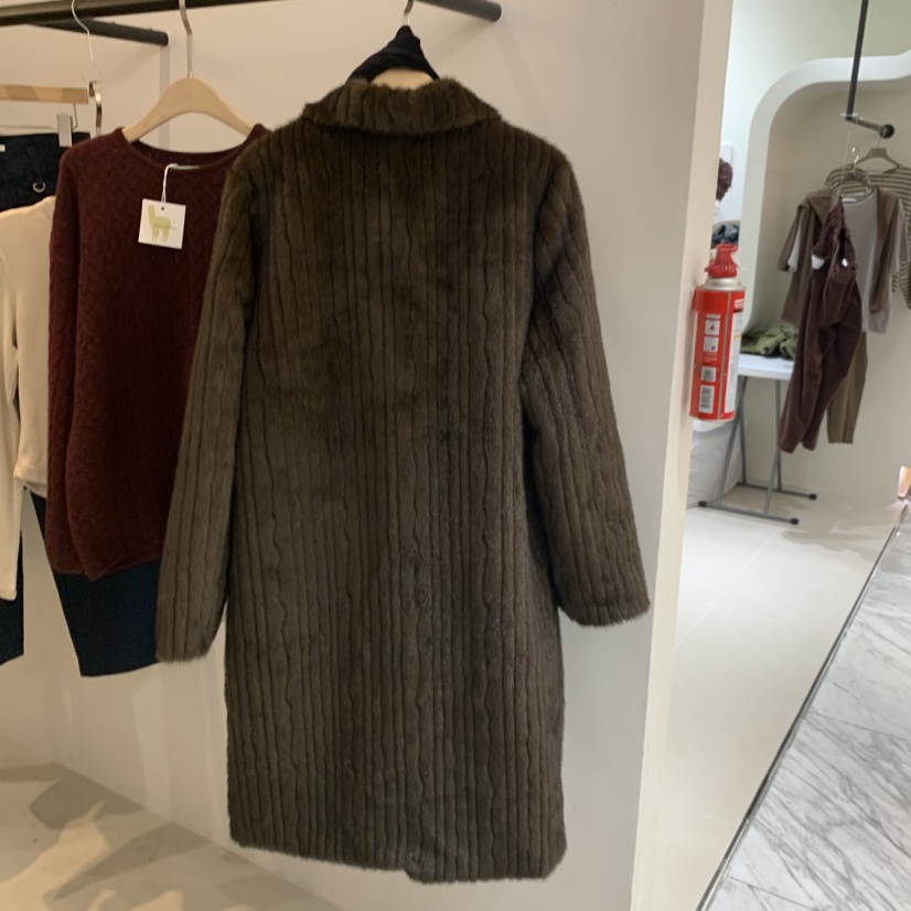 ANOTHER PLATE MOOD WEAR東大門代購女士新品真品中長款大衣ANOTHER PLATE MOOD WEAR中長款大衣