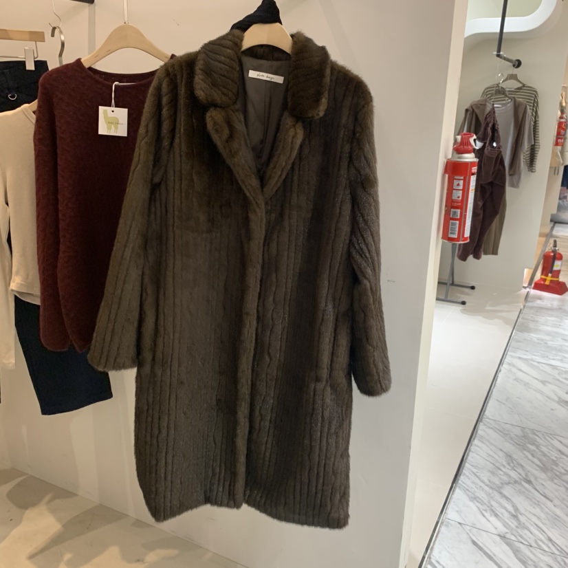 ANOTHER PLATE MOOD WEAR東大門代購女士新品真品中長款大衣ANOTHER PLATE MOOD WEAR中長款大衣圖色1