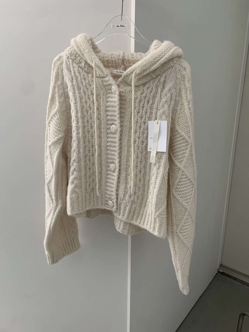 SHOP POSTER東大門代購女裝新款休閑真品毛衣羊駝毛連帽衫SHOP POSTER毛衣圖色1