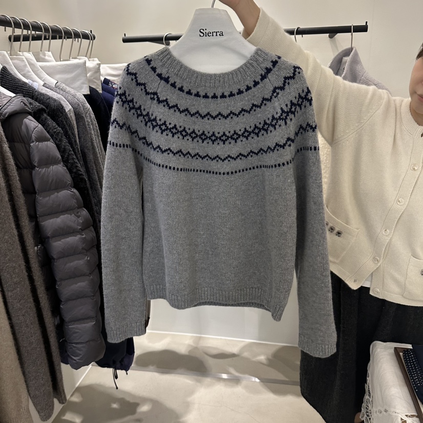 SIERRA東大門代購女裝新品真品時尚人氣推薦休閑熱賣毛衣SIERRA毛衣圖色1