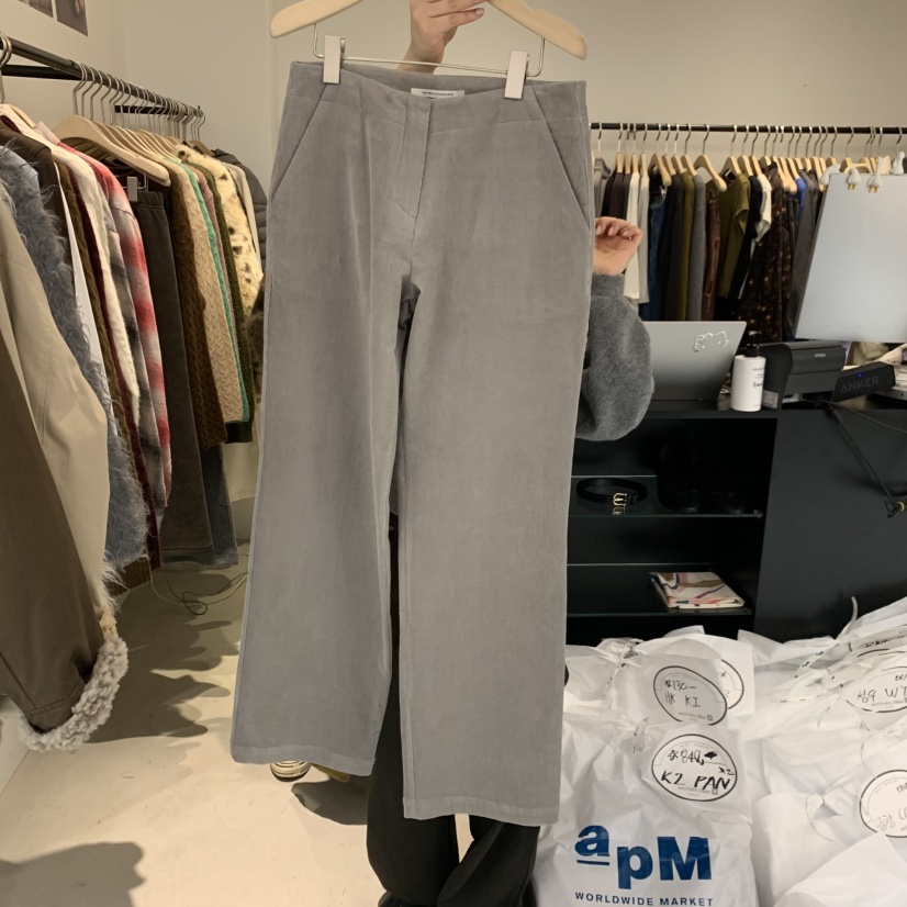 ANOTHER PLATE MOOD WEAR東大門直郵女士新品人氣休閑褲燈芯絨ANOTHER PLATE MOOD WEAR休閑褲圖色2