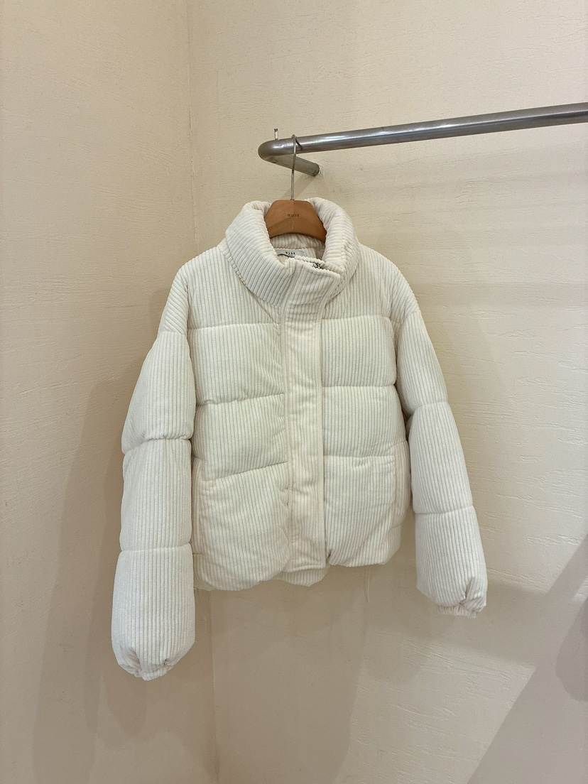 MUSE-P韓國代購26秋冬燈芯絨短款棉服燈芯絨立領絎縫MUSE-P短款棉服圖色1