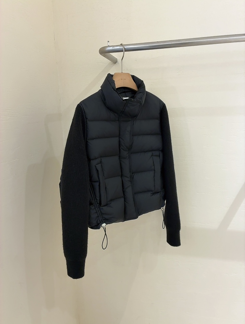 MUSE-P東大門直郵26秋冬拼接袖短款羽絨服羽絨服立領抽繩填充MUSE-P短款羽絨服圖色2