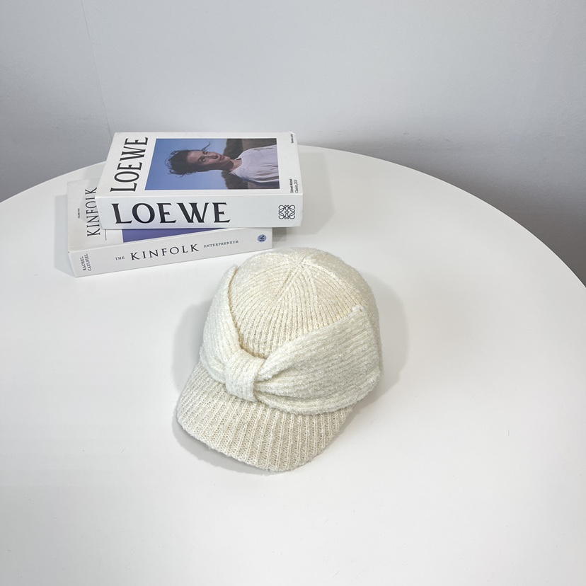 LOVELY HAT韓國直郵26秋季針織蝴蝶結鴨嘴帽帽子蝴蝶結裝飾可LOVELY HAT帽子圖色4