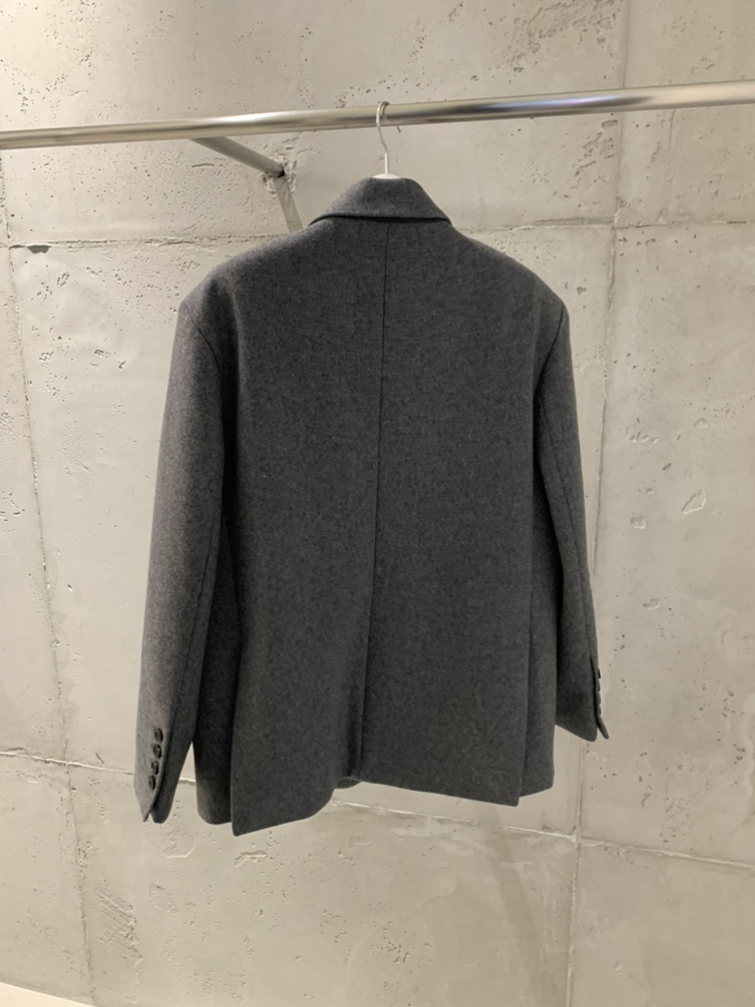 BETONE東大門實拍26秋季寬松羊毛混紡西裝外套西服寬松BETONE西裝/西服