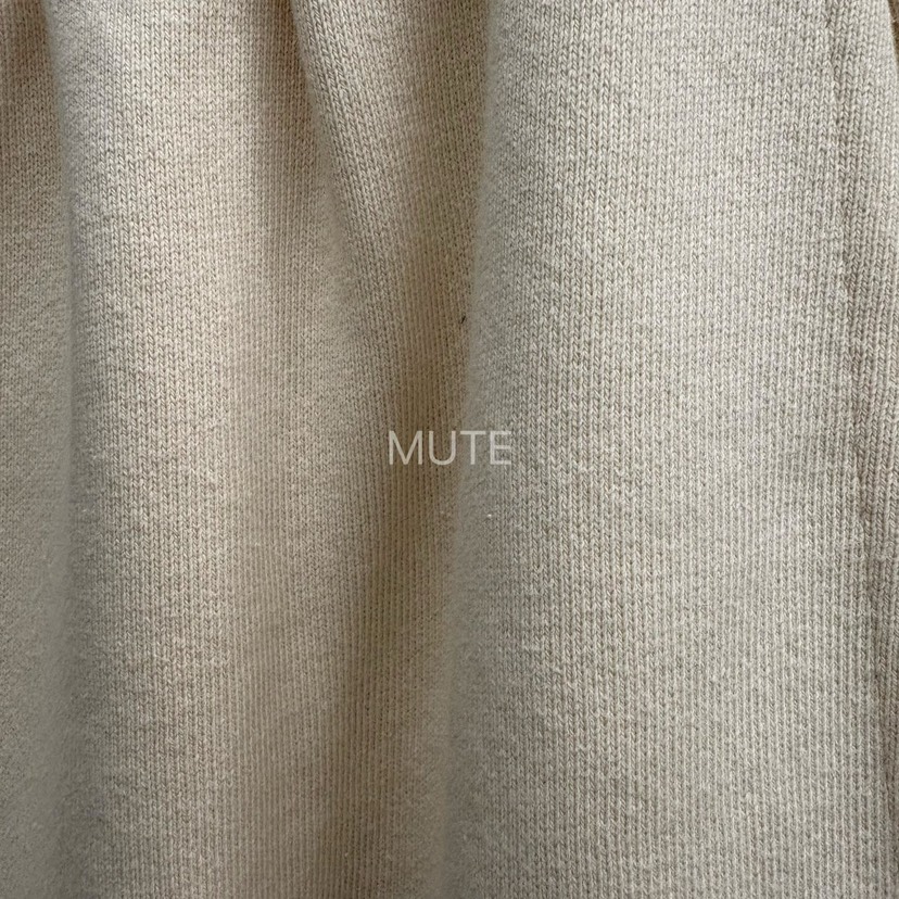MUTE韓國代購26秋季寬松闊腿針織休閑褲口袋寬松MUTE休閑褲