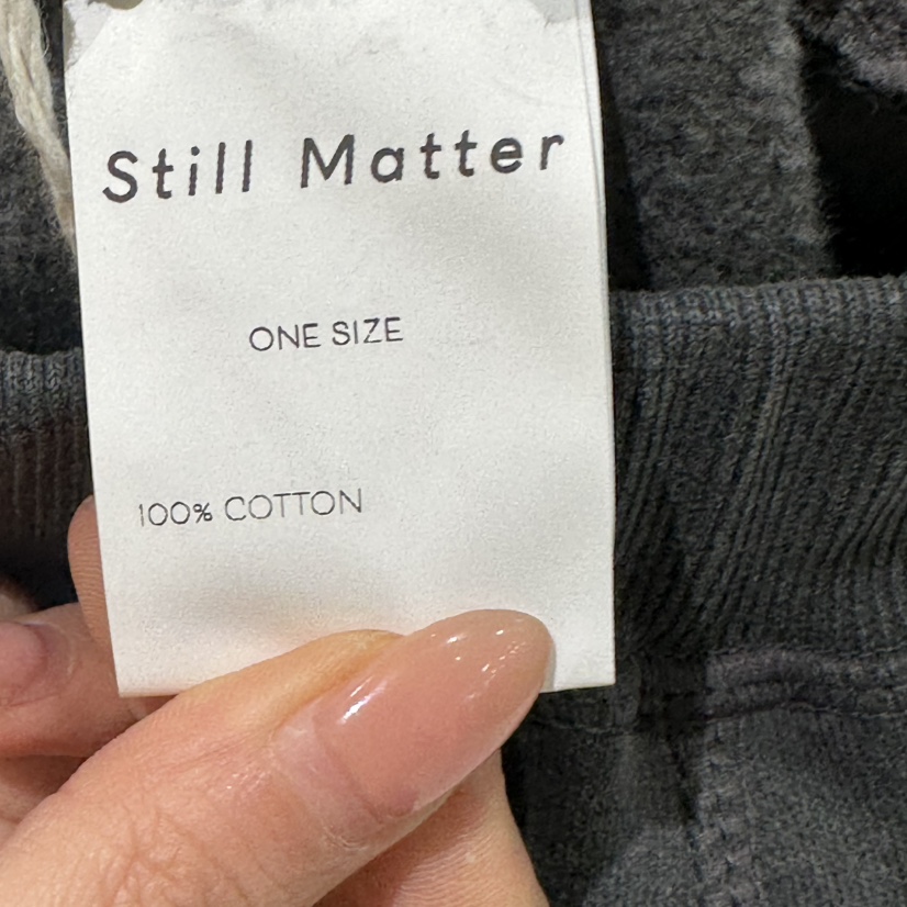 Still Matter東大門實拍26秋季加絨闊腿休閑褲羊毛褲加絨直筒Still Matter休閑褲