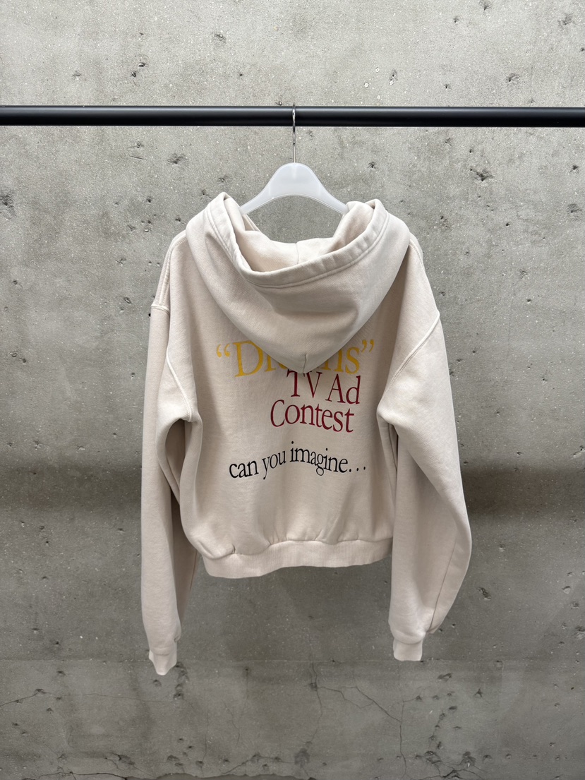 EST/RAWHAUS韓國直郵26秋冬短款連帽拉鏈衛衣拉鏈開合口袋短款EST/RAWHAUS衛衣