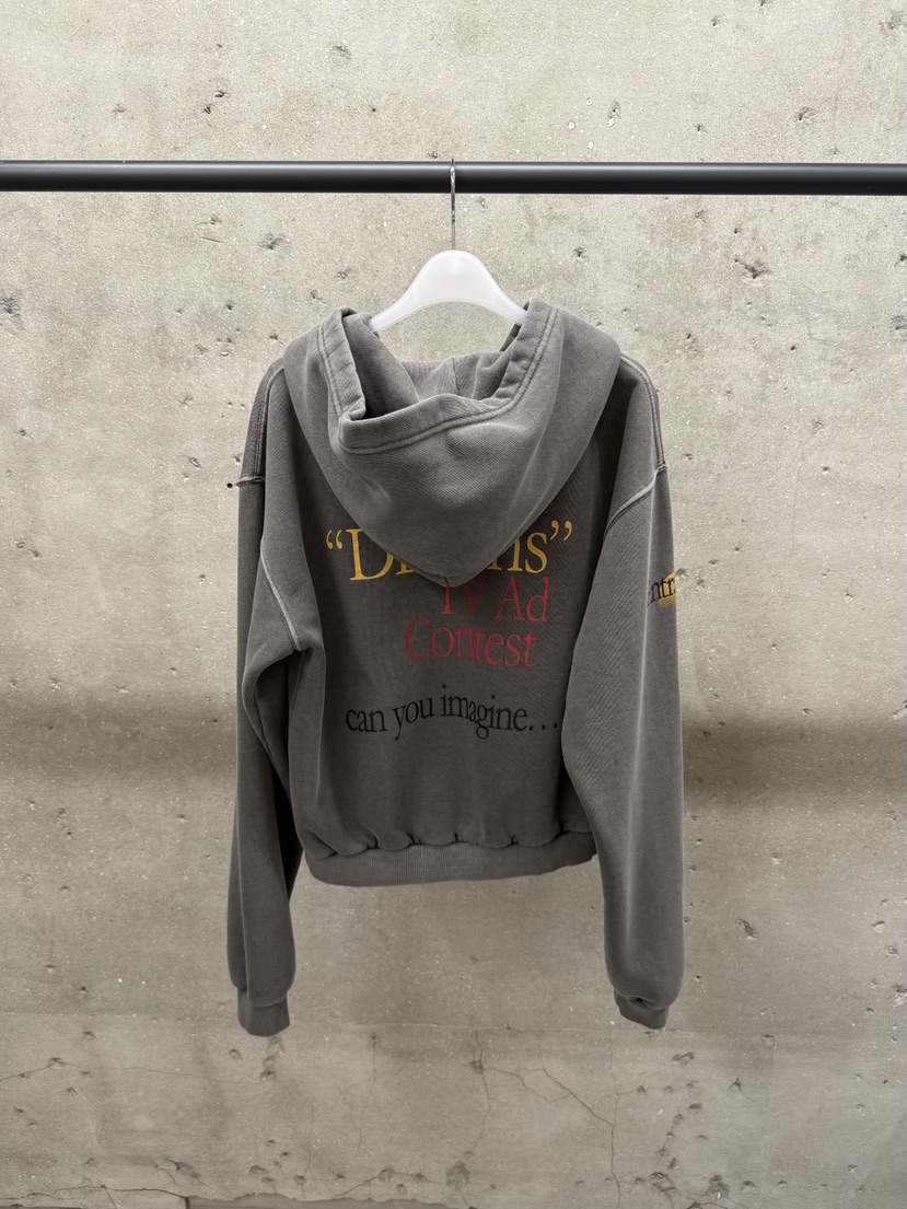 EST/RAWHAUS韓國直郵26秋冬短款連帽拉鏈衛衣拉鏈開合口袋短款EST/RAWHAUS衛衣