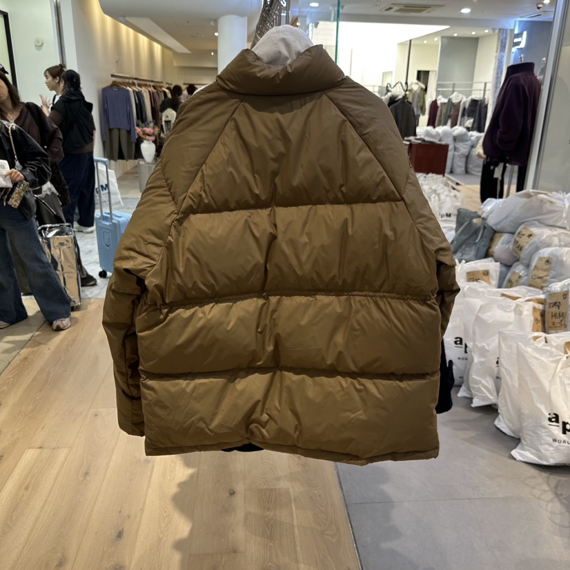 VERVEINE東大門代購26秋季立領絎縫羽絨服短款羽絨服羽絨服立VERVEINE短款羽絨服
