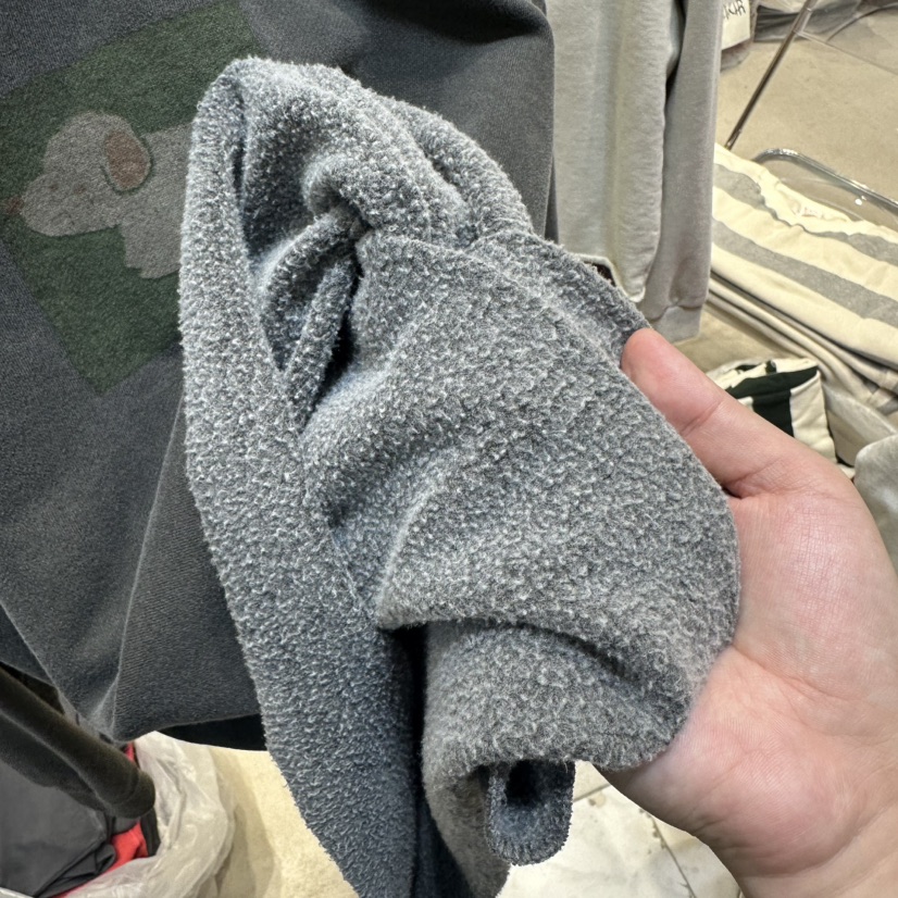 REPLAY東大門代購26秋冬圓領印花短款狗狗衛衣短款落肩圓領寬REPLAY衛衣