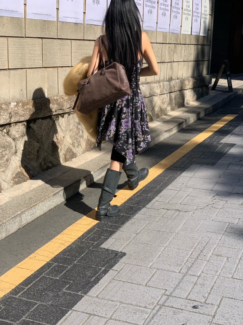 OUPPT韓國直郵26秋冬浪漫碎花吊帶連衣裙OUPPT連衣裙