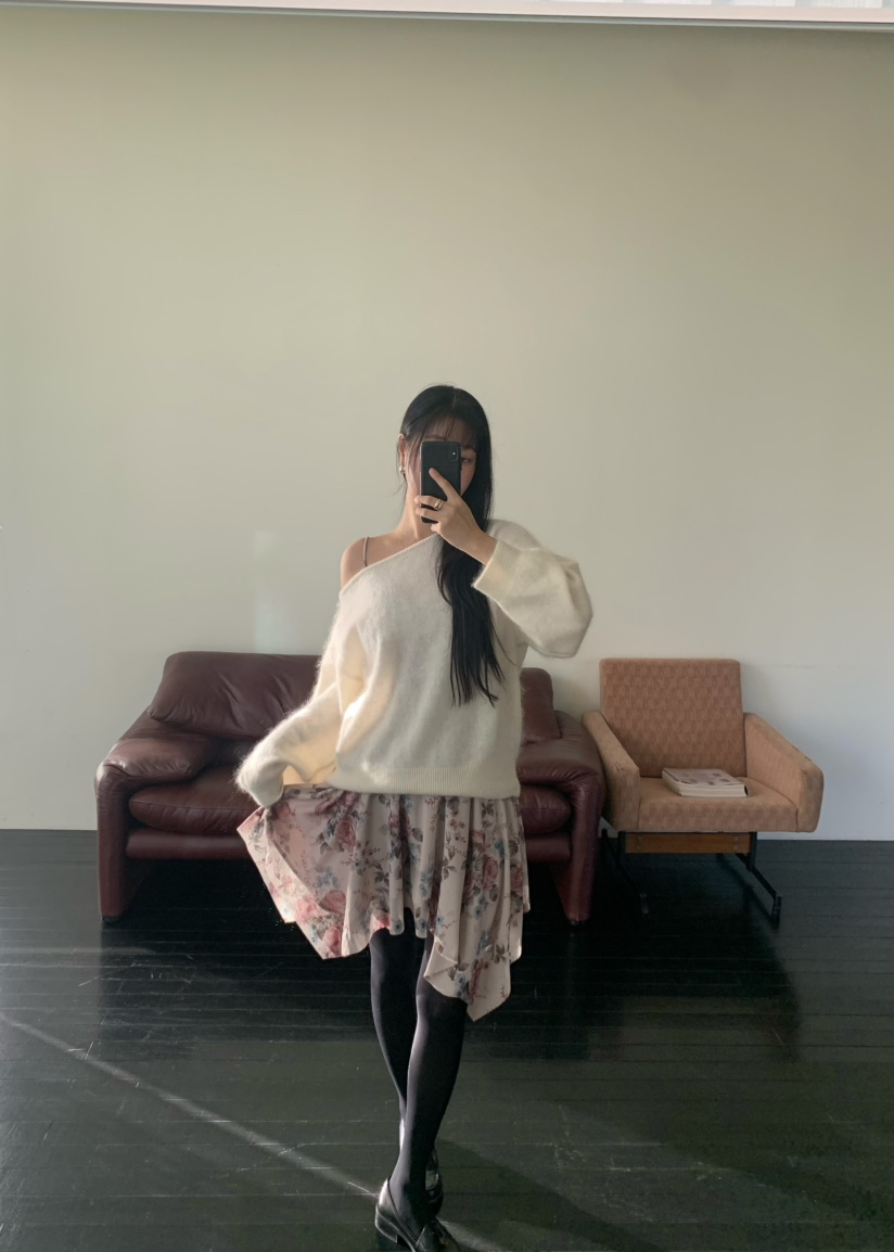 OUPPT韓國直郵26秋冬浪漫碎花吊帶連衣裙OUPPT連衣裙