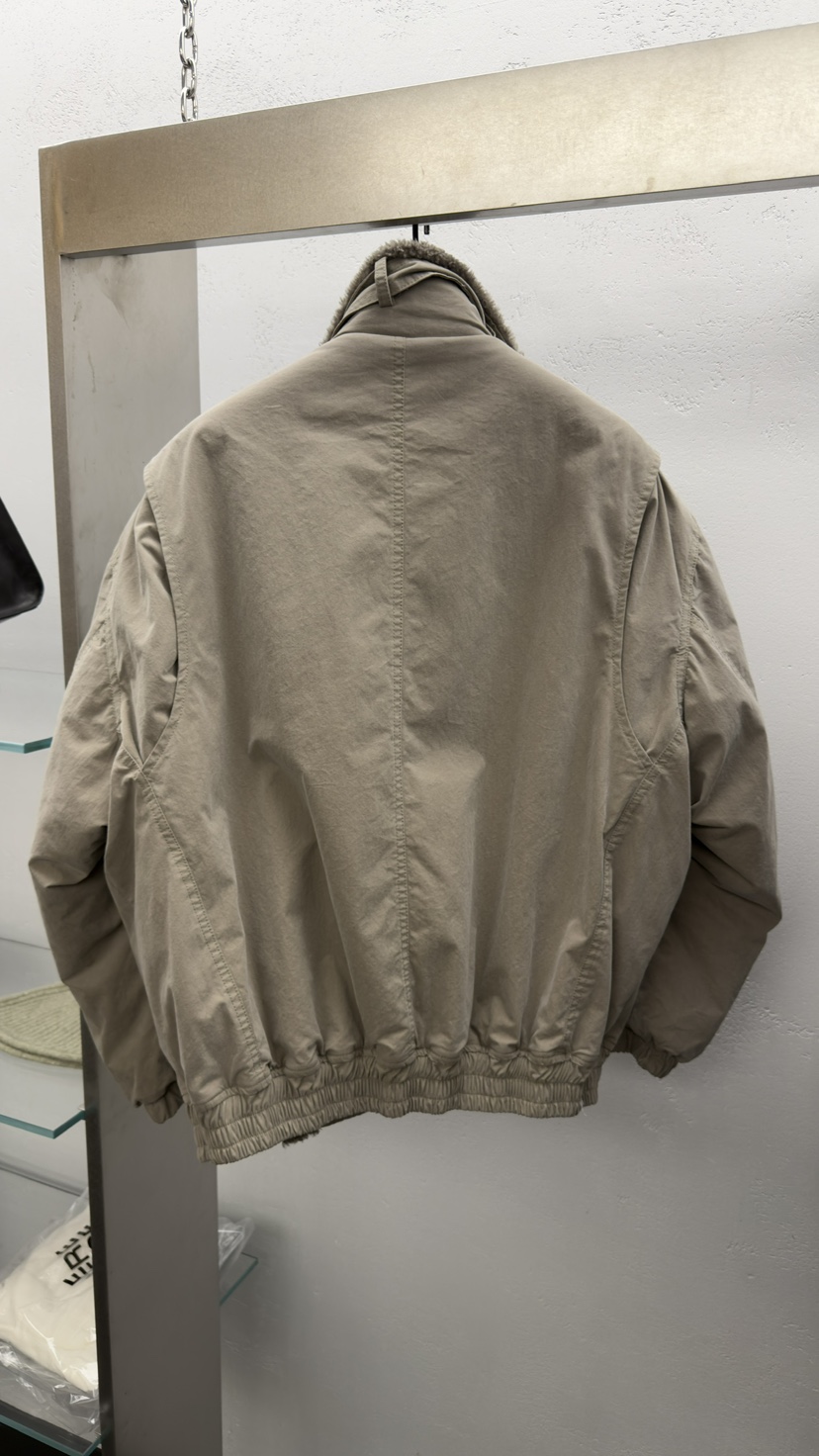 KARE/WERE PIECE韓國代購26秋冬毛絨領工裝夾克口袋毛絨不夾棉KARE/WERE PIECE夾克