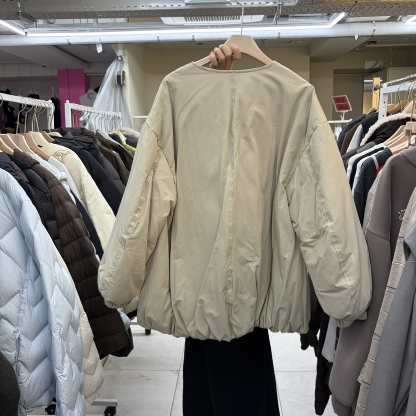 WMSTORY/SIMPLE PARK東大門實拍26秋冬圓領收擺短款鵝絨服短款WMSTORY/SIMPLE PARK短款羽絨服