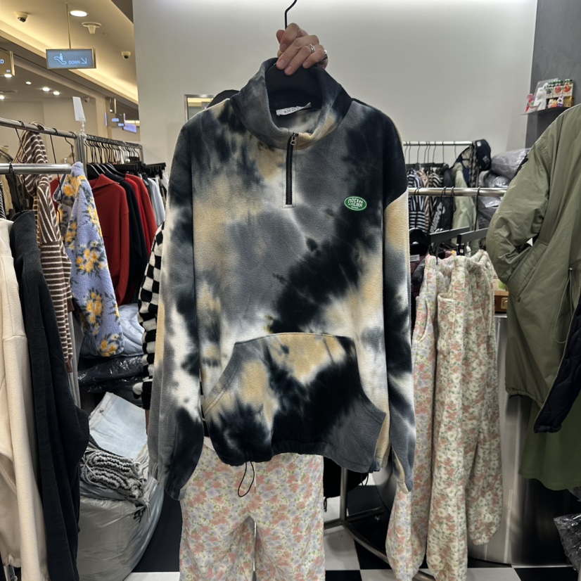 LADYBLACK/THE BLACK韓國直郵26秋冬半拉鏈立領搖粒絨衛衣 抓LADYBLACK/THE BLACK衛衣圖色3