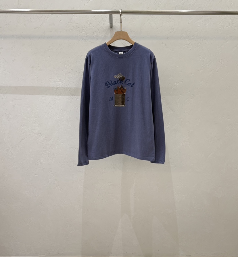 ABLE STANDARD/ABLERING東大門直郵26秋冬印花長袖T恤印花圓領ABLE STANDARD/ABLERING長袖T恤圖色1