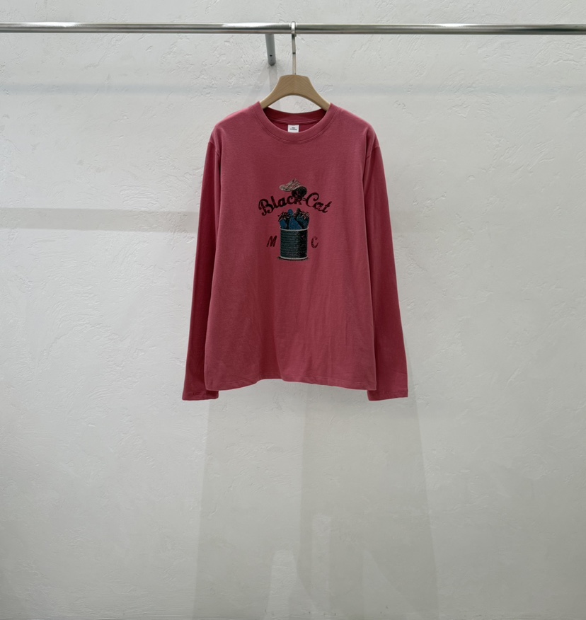 ABLE STANDARD/ABLERING東大門直郵26秋冬印花長袖T恤印花圓領ABLE STANDARD/ABLERING長袖T恤圖色3