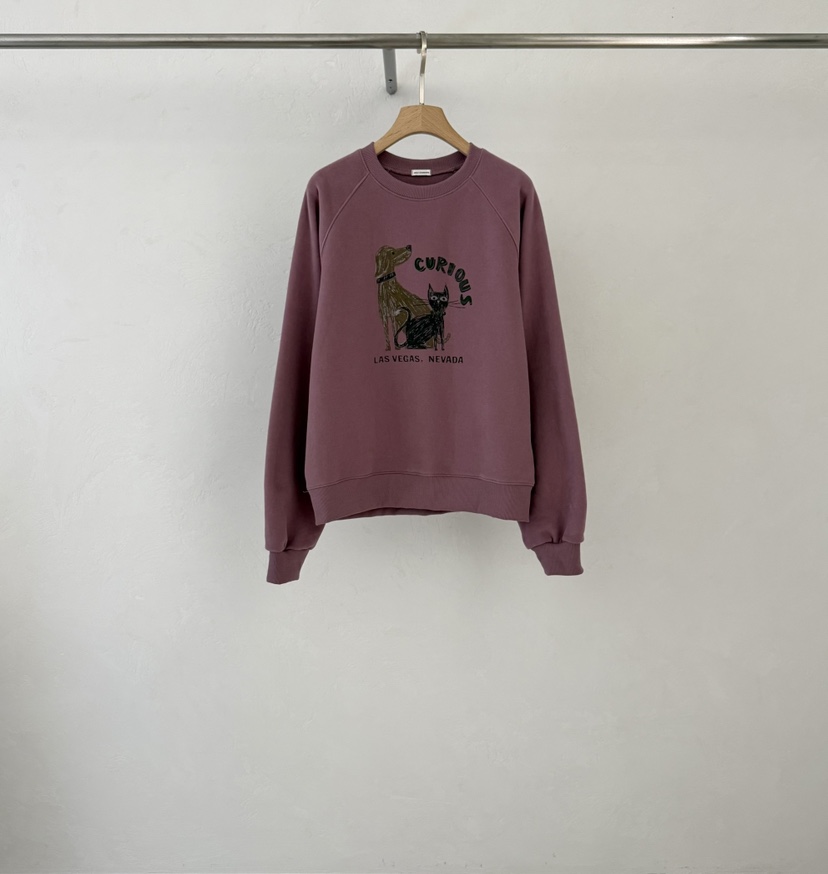 ABLE STANDARD/ABLERING東大門直郵26秋冬插肩加絨衛衣插肩袖ABLE STANDARD/ABLERING衛衣圖色2