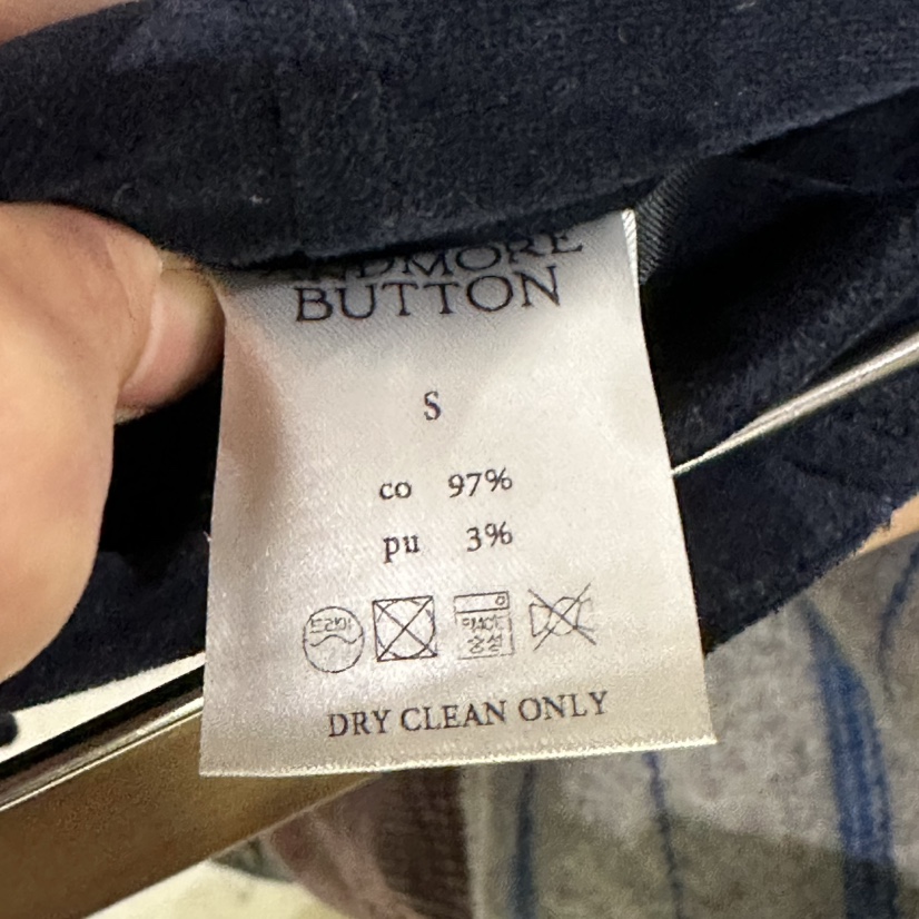 ANDMORE BUTTON東大門實拍26秋冬工裝燈芯絨中裙半身裙中短裙ANDMORE BUTTON半身裙/中短裙