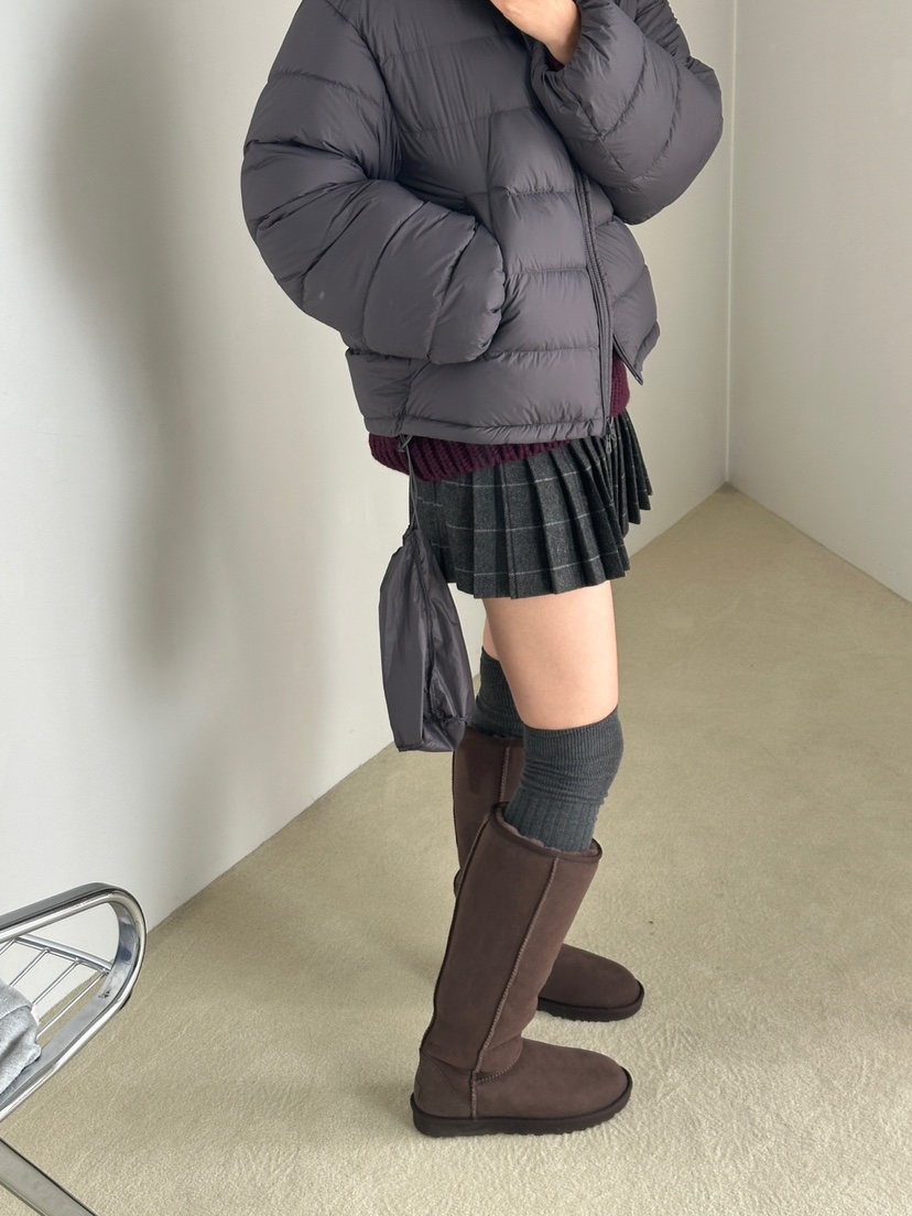 SOF東大門實拍26秋冬短款立領鵝絨羽絨服短款羽絨服羽絨服立領SOF短款羽絨服