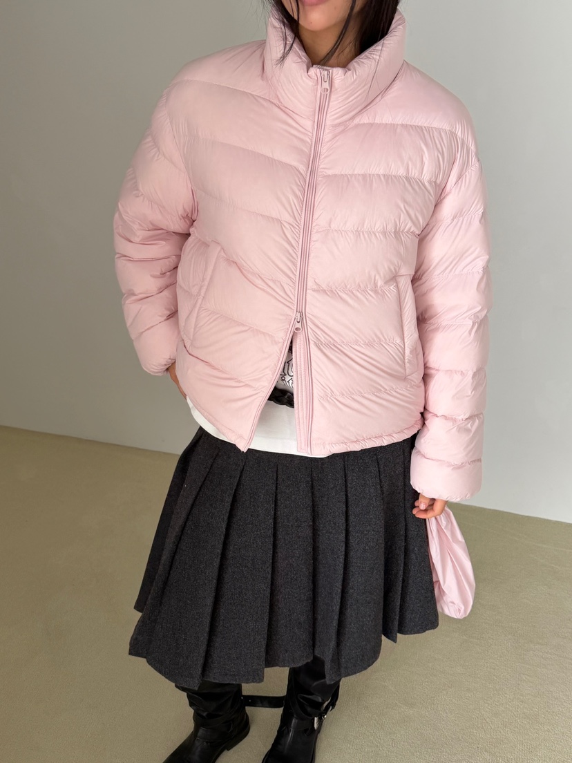 SOF東大門實拍26秋冬短款立領鵝絨羽絨服短款羽絨服羽絨服立領SOF短款羽絨服圖色1