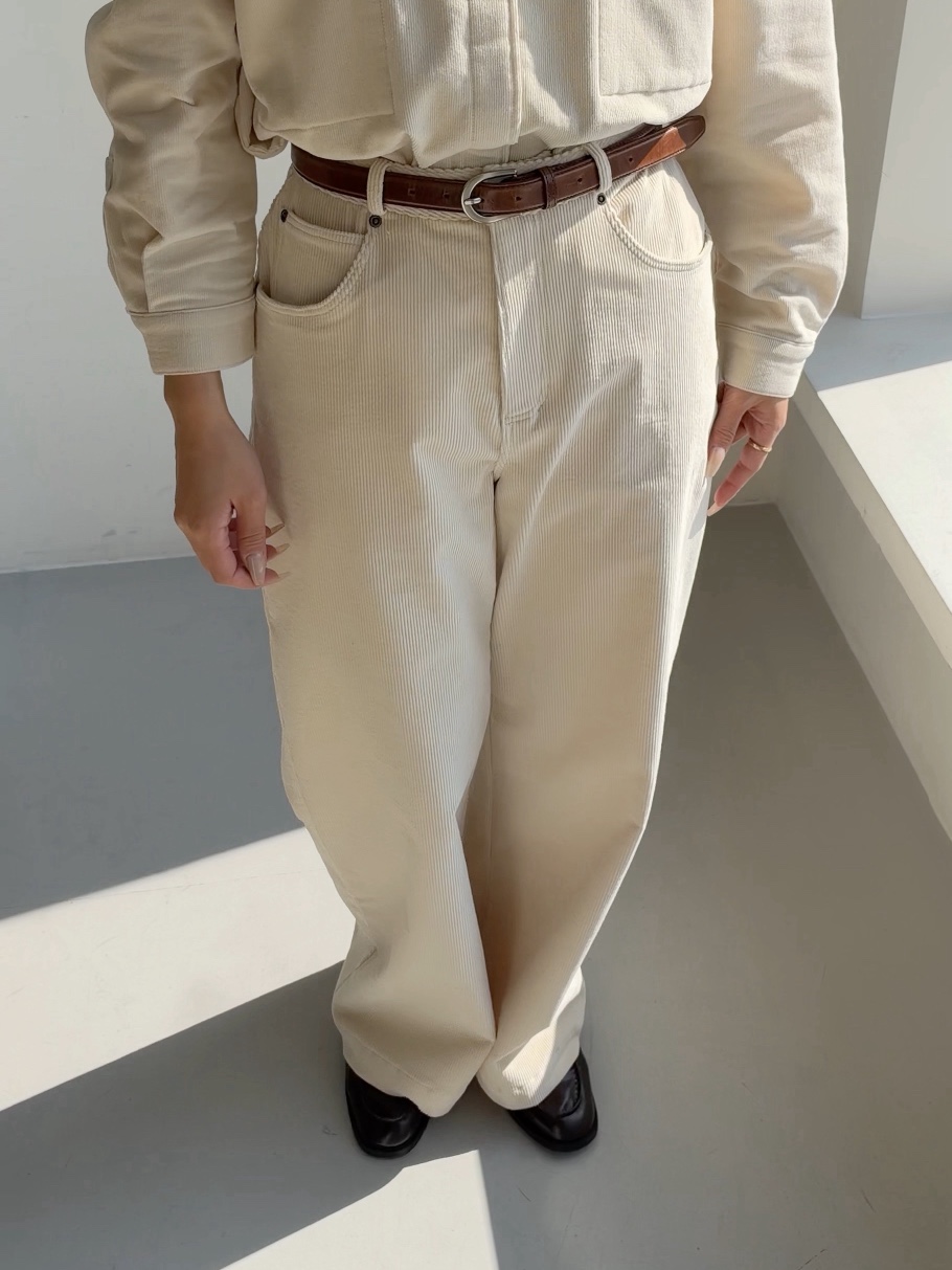 ELIA STUDIO東大門代購26秋冬高腰直筒休閑褲直筒褲口袋高腰ELIA STUDIO休閑褲
