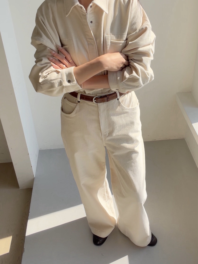 ELIA STUDIO東大門代購26秋冬高腰直筒休閑褲直筒褲口袋高腰ELIA STUDIO休閑褲