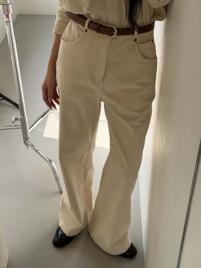 ELIA STUDIO東大門代購26秋冬高腰直筒休閑褲直筒褲口袋高腰ELIA STUDIO休閑褲