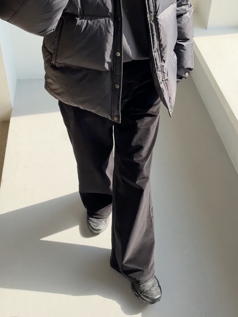ELIA STUDIO東大門代購26秋冬高腰直筒休閑褲直筒褲口袋高腰ELIA STUDIO休閑褲