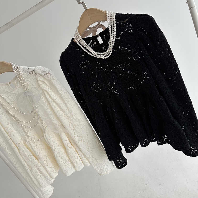 JENNY 1976東大門代購26秋冬蕾絲布萊爾上衣襯衫蕾絲衫不含配JENNY 1976襯衫/蕾絲衫