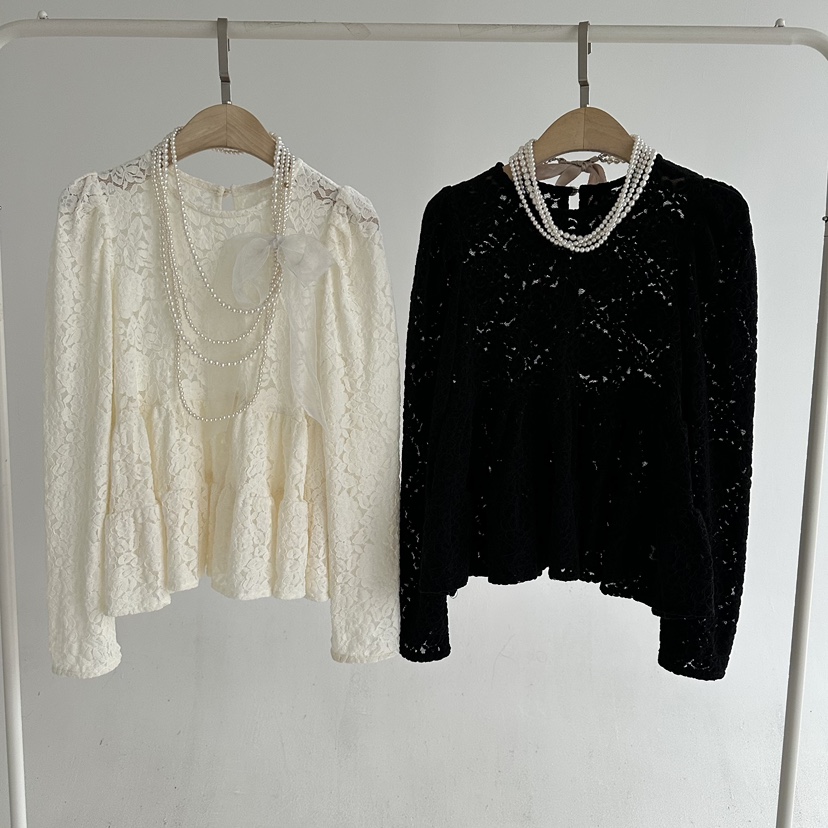 JENNY 1976東大門代購26秋冬蕾絲布萊爾上衣襯衫蕾絲衫不含配JENNY 1976襯衫/蕾絲衫