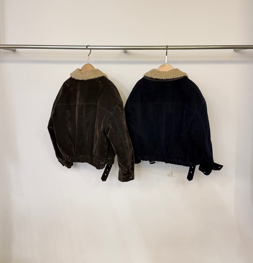 TEWNTY FOUR SEVEN24-7韓國代購26秋冬毛領短款夾克羽絨服毛絨TEWNTY FOUR SEVEN24-7夾克