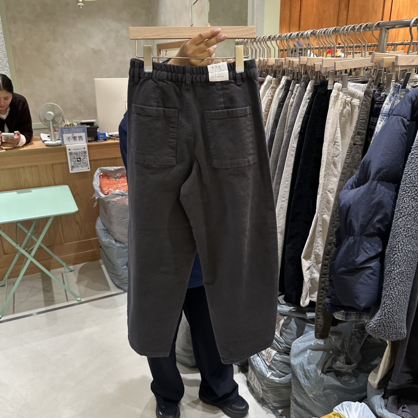 DELI JENNY東大門實拍26秋冬直筒休閑褲 日常百搭直筒DELI JENNY休閑褲