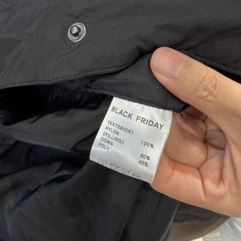 BLACK FRIDAY東大門代購26秋冬短款立領收腰不含圍巾棉和鴨絨BLACK FRIDAY短款羽絨服