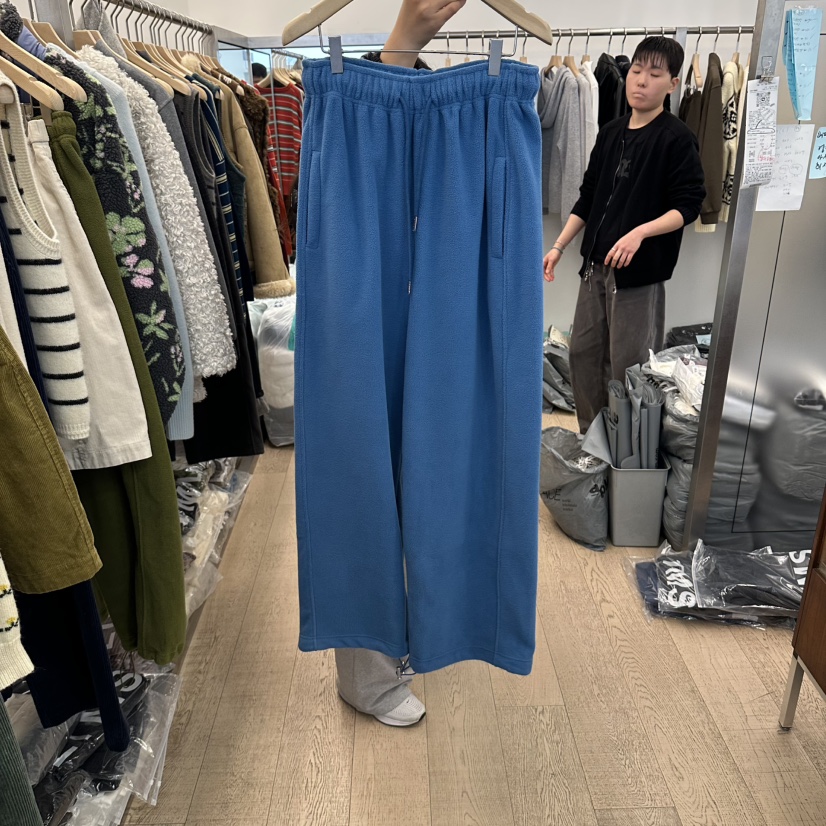 LTMS韓國代購26秋冬搖粒絨休閑褲 秋冬保暖可調節口袋加絨抽繩LTMS休閑褲圖色4