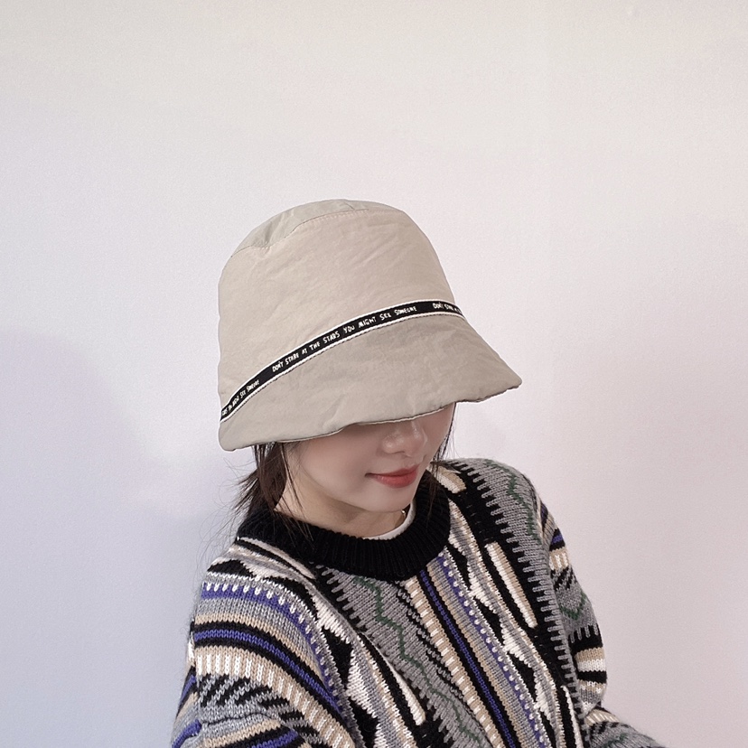 LOVELY HAT東大門直郵26秋冬拼色織帶裝飾漁夫帽帽子LOVELY HAT帽子
