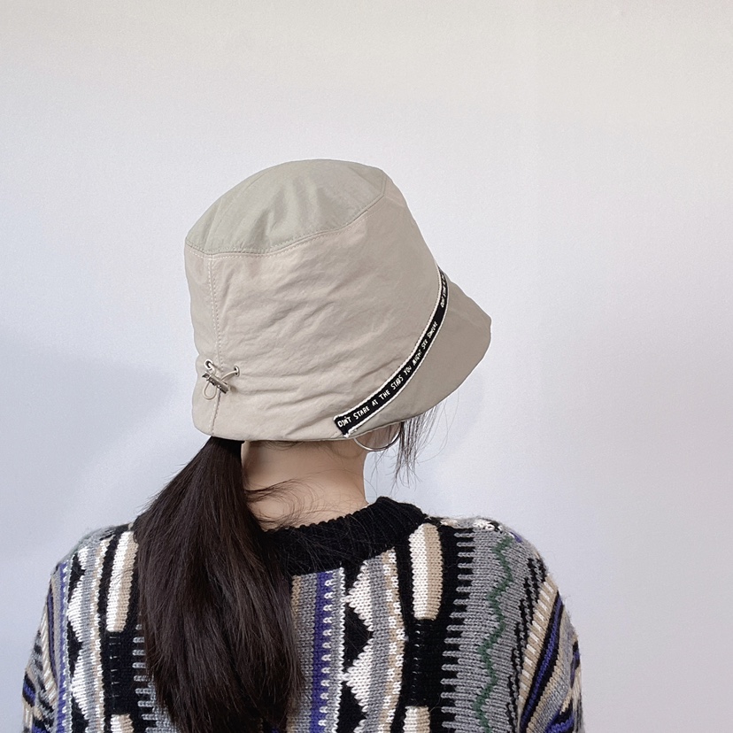 LOVELY HAT東大門直郵26秋冬拼色織帶裝飾漁夫帽帽子LOVELY HAT帽子