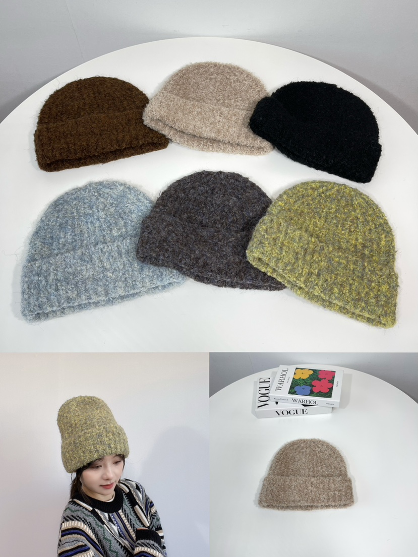 LOVELY HAT東大門實拍26秋冬軟頂針織冷帽帽子LOVELY HAT帽子