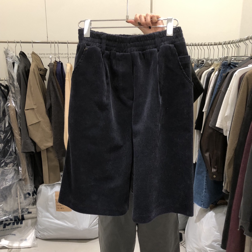 BANY ANCO東大門實拍26秋冬寬松燈芯絨短褲燈芯絨寬松BANY ANCO短褲圖色1