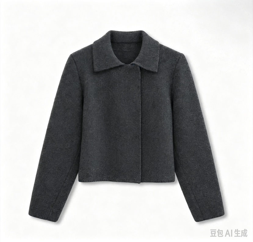 A.b/AUTUMN BEIGE東大門直郵26秋冬短款翻領大衣短款大衣短款A.b/AUTUMN BEIGE短款大衣圖色2