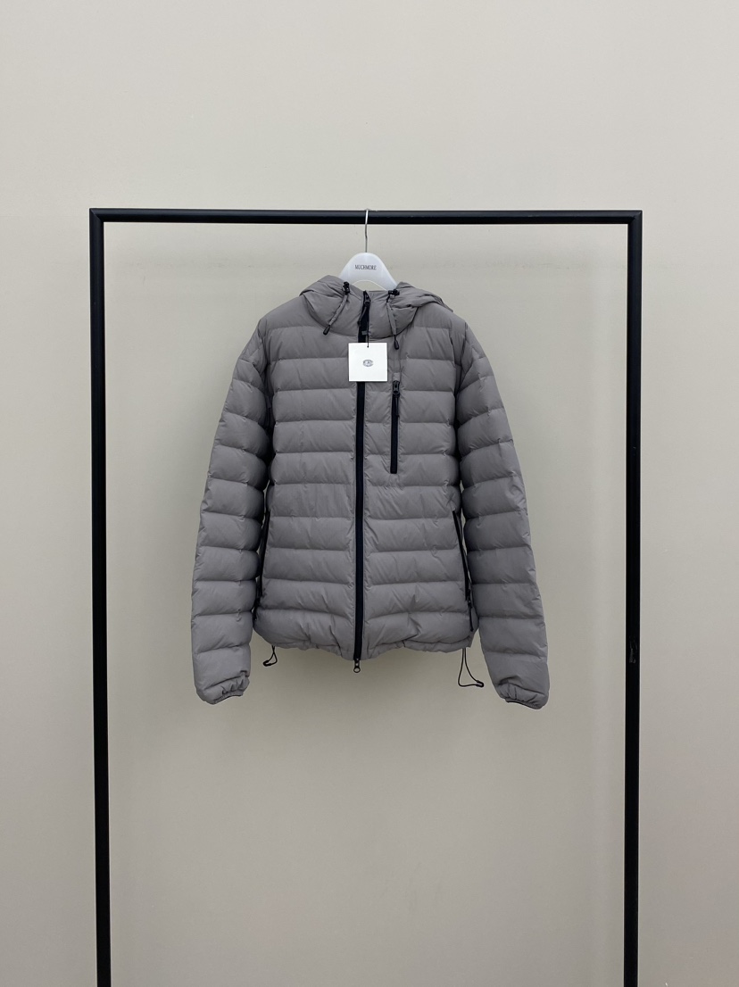 MUCH MORE/JACKPOT東大門代購26秋冬短款連帽絎縫羽絨服短款羽MUCH MORE/JACKPOT短款羽絨服圖色1