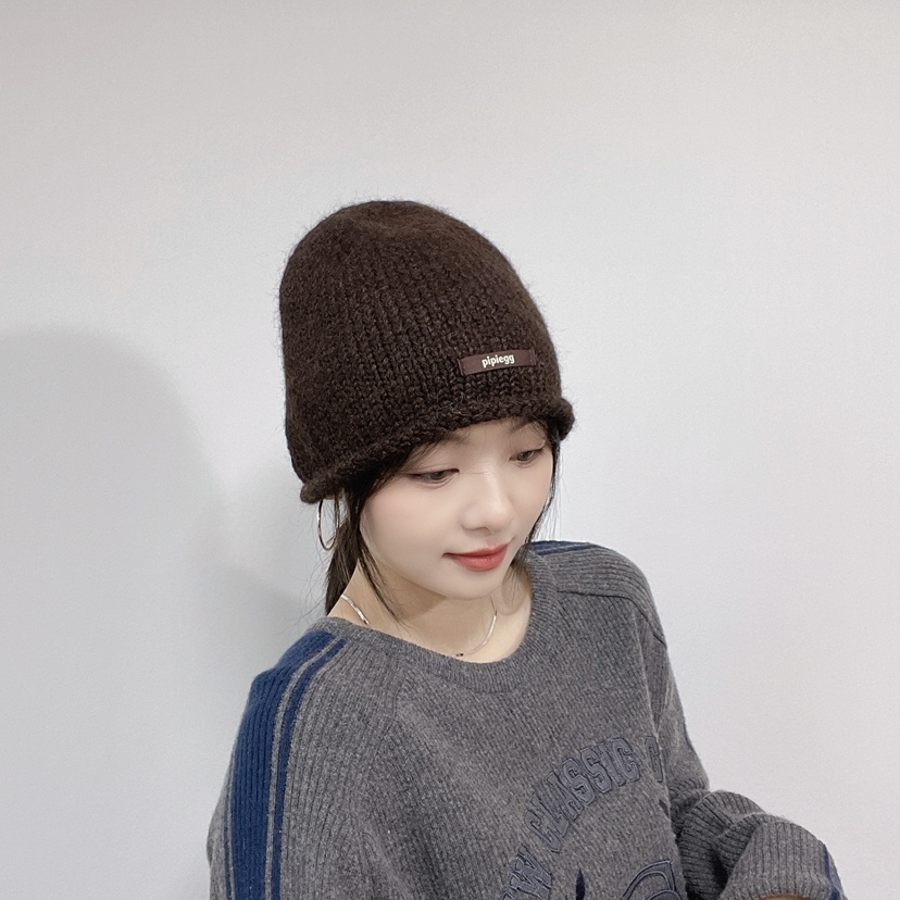 LOVELY HAT東大門直郵26秋冬卷邊針織帽 日常休閑保暖帽子LOVELY HAT帽子