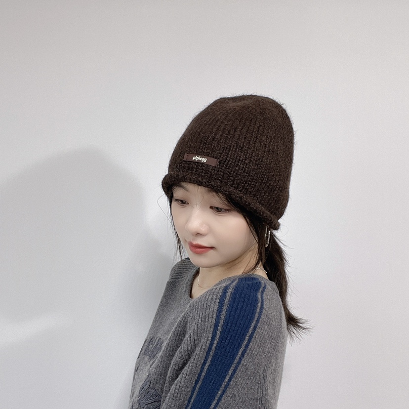 LOVELY HAT東大門直郵26秋冬卷邊針織帽 日常休閑保暖帽子LOVELY HAT帽子